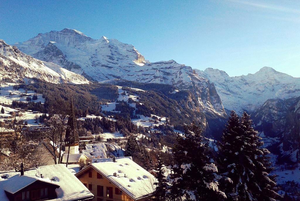 Chalet Miravalle Villa Wengen Bagian luar foto